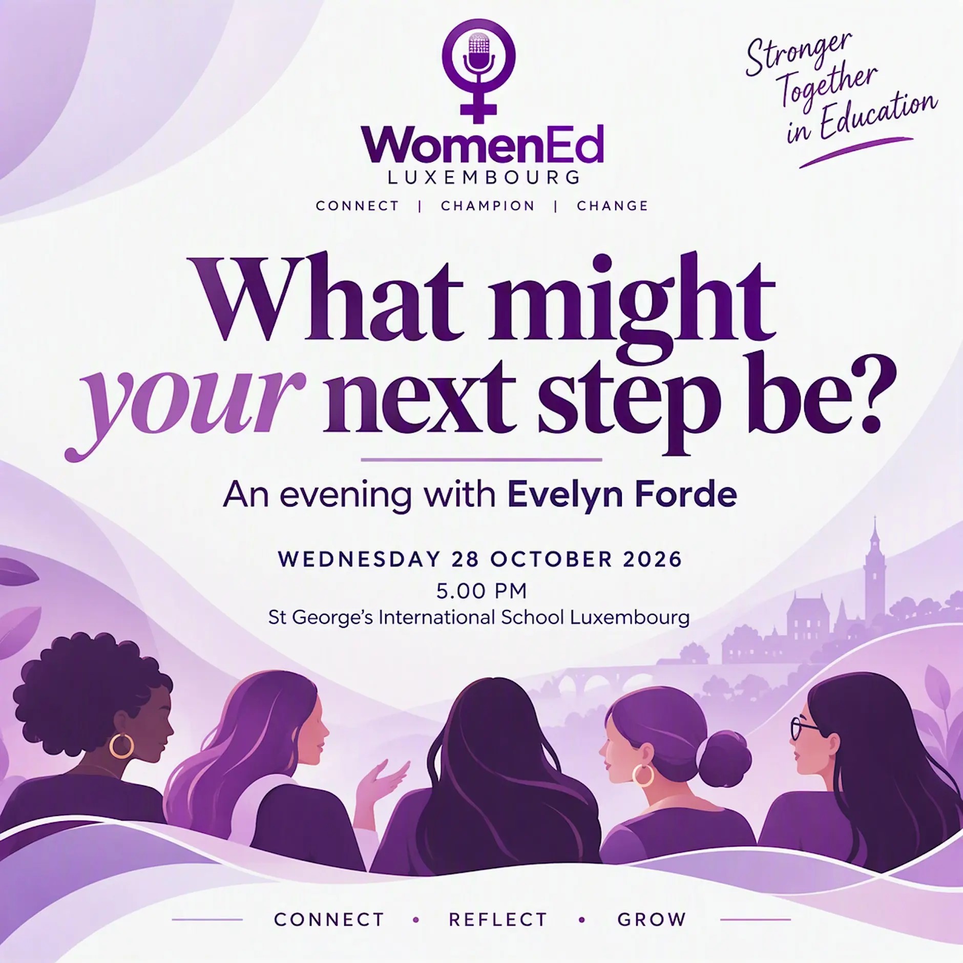 #WomenEd Luxembourg: What might your next step be?
