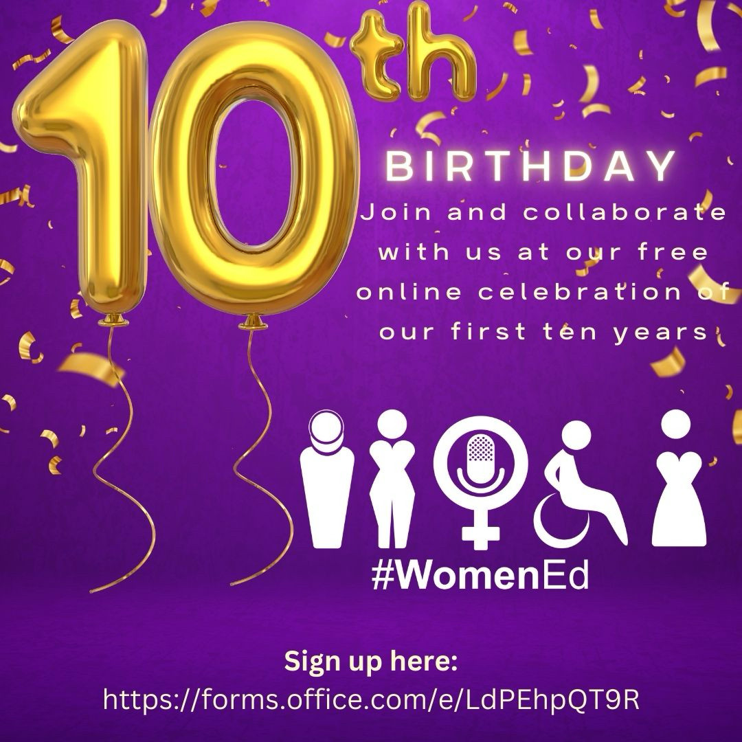 #WomenEd Tenth Birthday Celebrations!