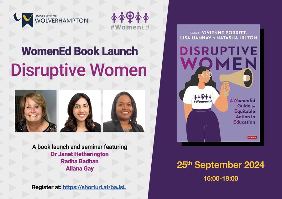 #WomenEd West Midlands: WomenEd Book Launch of Disruptive Women